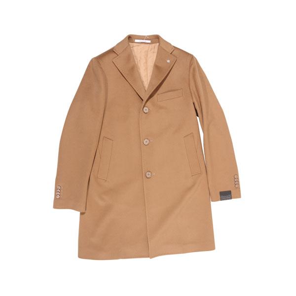 TAGLIATORE カシミヤ100% キャメルチェスターコート46 TAGLIATORE