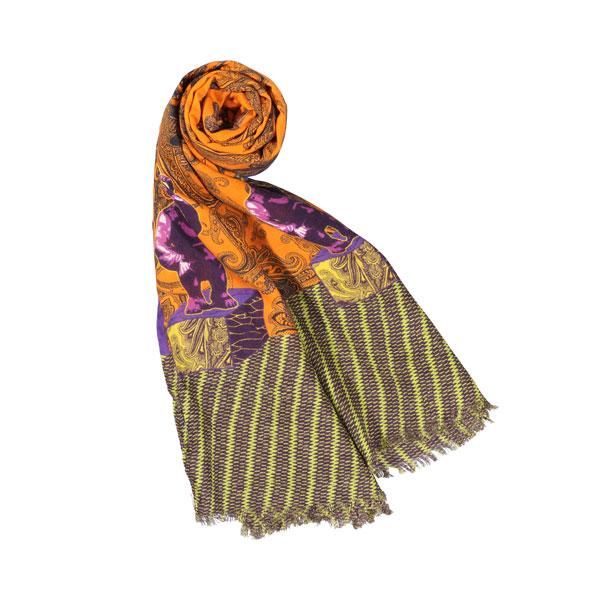 ETRO（エトロ） ストール 11777 5066 オレンジ 【A30724】 uts2410 