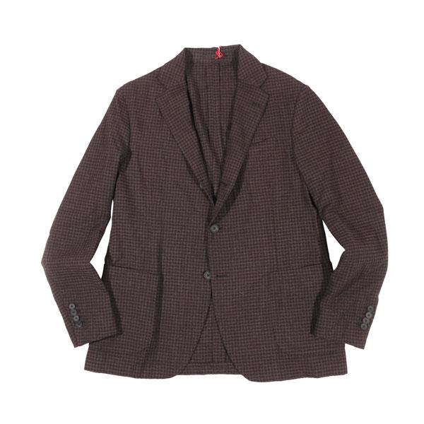 LARDINI ブラウン ジャケット リネン混 ラルディーニ 52 LARDINI ブラウン ジャケット リネン混 ラルディーニ 52 LARDINI