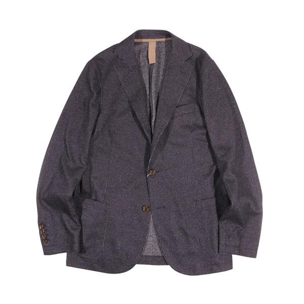 【美品】イレブンティ ウールフラノ ジャージー  ジャケット　48 美品】イレブンティ ウールフラノ ジャージー ジャケット 48