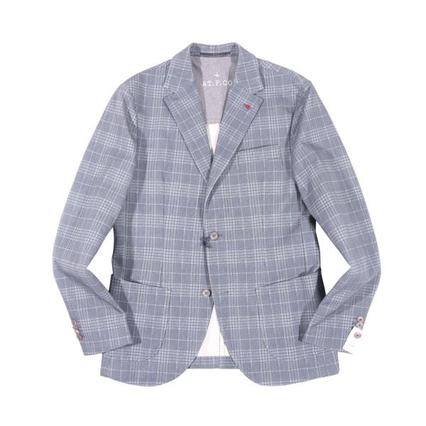 AT.P.CO （アティピコ） ジャケット A242ALAN60 グレーxネイビー 48 