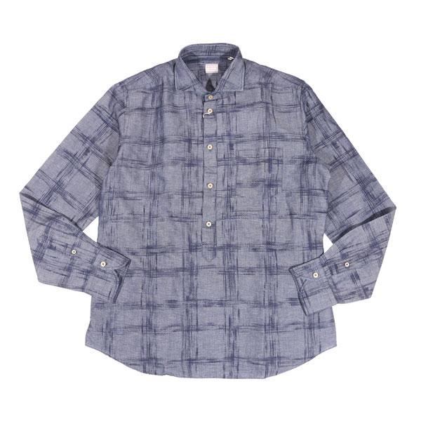 XACUS （ザカス） カプリシャツ 723ML ネイビー 41 31451 【A31453 