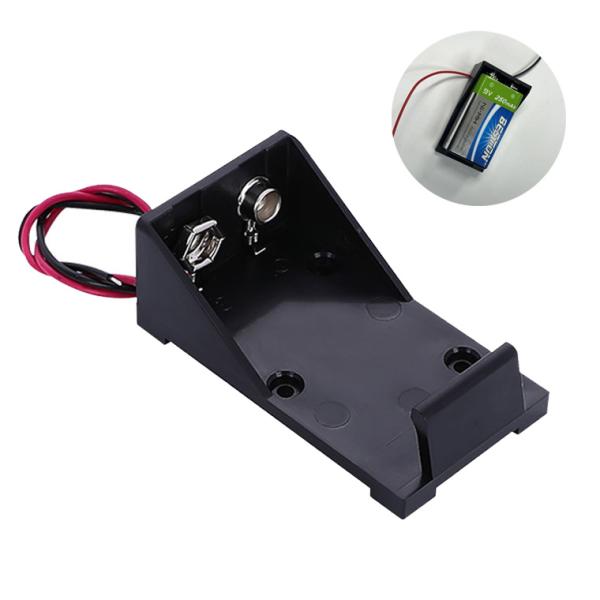 DENKO HOME 9V 電池ホルダー 角型006P 専用 9v バッテリー