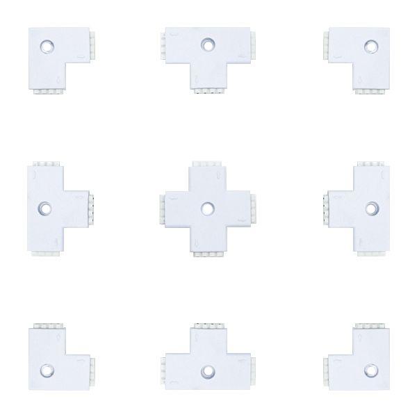 LED�e�[�v�p ����R�l�N�^ ���� 2���� 3���� 4���� 4�s�����X 12V RGB 5050SMD�p �����P�[�u�� ���� RGB�p �}���`�J���[�Ή� ���p �l�� 90�x �\�� �N���X