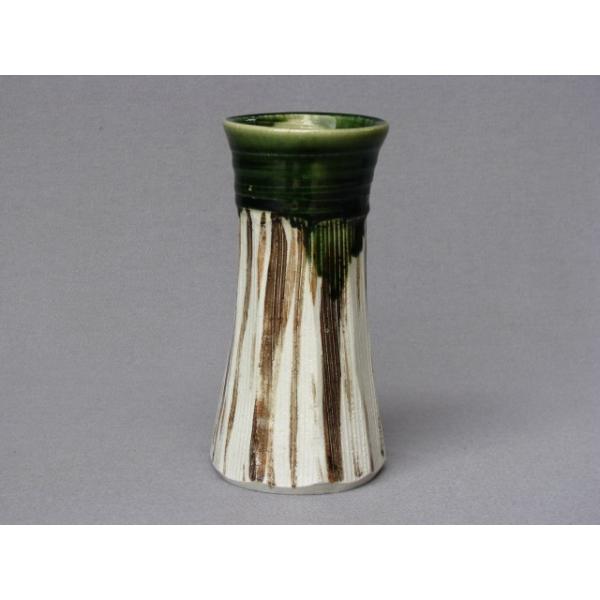 花器花瓶置物インテリア和陶器和モダン 織部十草筒花瓶 Buyee 日本代购平台 产品购物网站大全 Buyee一站式代购bot Online