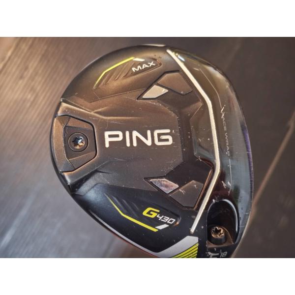 G430 PING MAX フェアウェイウッド 5W 18°/ALTA J CB BLACK/S : MATA打