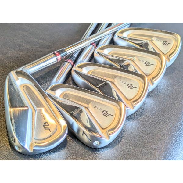 三浦技研 MIURA PI-402 ＃7-PW、GW（５本）★ヘッドカバー付 MIURA（三浦技研） 最新モデル♪ 良品 PI-402 アイアン #6-P 5本セット