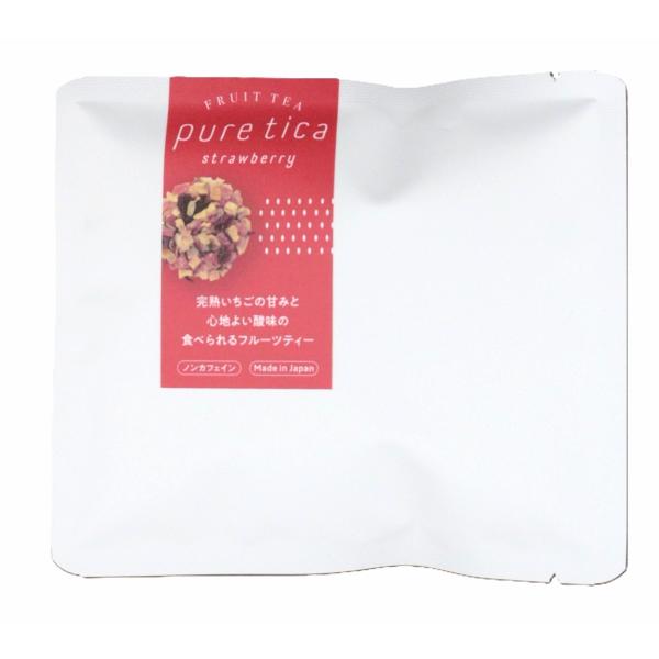 pure tica（ピュアティカ）食べられるフルーツティーは、果実の美味しさがぎゅっと詰まった食べられるドライフルーツティーです。完熟フルーツのときめく香り、お口に含んだときの芳醇な甘みと心地よい酸味をお楽しみください。*ノンカフェイン　*...