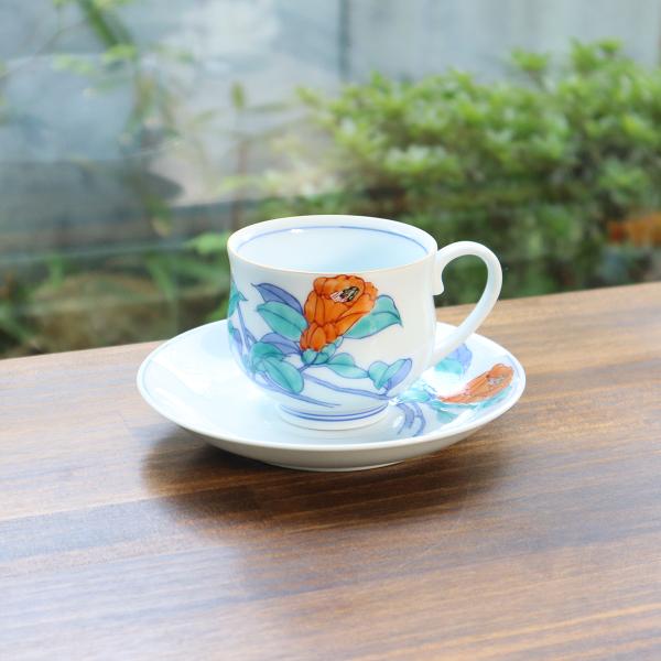 有田焼 コーヒー碗皿 染錦椿 : 有田焼 器の華 まるふく - 通販 - Yahoo