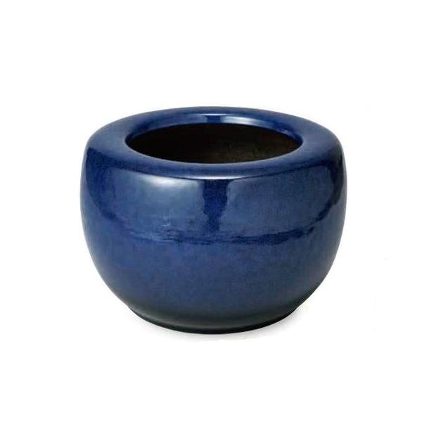 信楽焼きの陶器製火鉢・直径30cm×高さ22cmB025-01