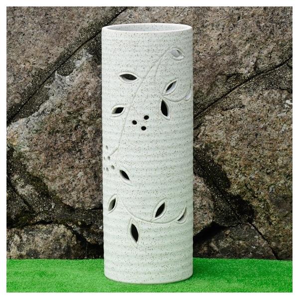 傘立て・信楽焼き陶器製 花透し長 : 器屋一信ヤフー店 - 通販 - Yahoo