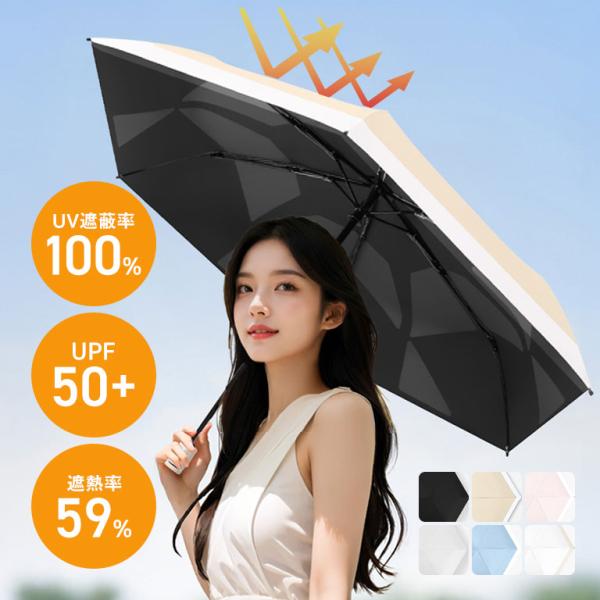 ワンタッチ 折りたたみ日傘 形状記憶 晴雨兼用 自動開閉 2秒収納 UV100% 遮熱 軽量245g コンパクト 紫外線対策 日焼け対策 折り畳み傘 携帯 レディース メンズ