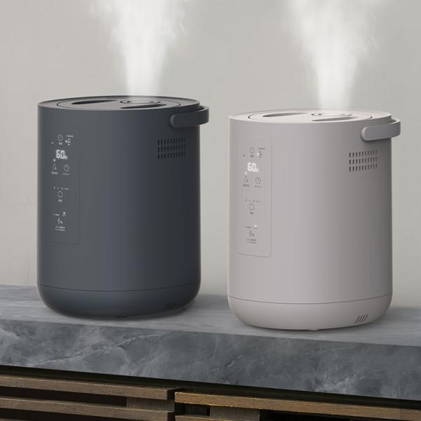 スチーム加湿器スチームポット 3L ST-T2671 加湿器 スチーム式 加熱式 乾燥対策 お手入れ簡単 広口タンク 湿度調整 タイマー リビング 寝室 オフィス 加湿機