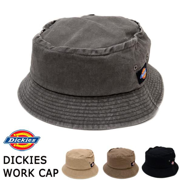 Diro バケットハット56 希少サイズ Dickies（ディッキーズ） ハット メンズ レディース バケットハット 黒