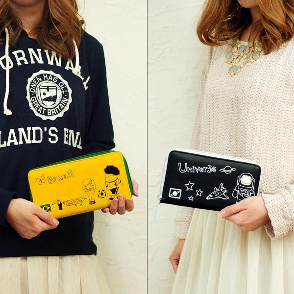 長財布 レディース 財布 お財布 高校生 ウォレット かわいい 人気 女性用 通勤 お仕事 通学 カジュアルガーリー 国旗 ワールドピープル Buyee 日本代购平台 产品购物网站大全 Buyee一站式代购 Bot Online