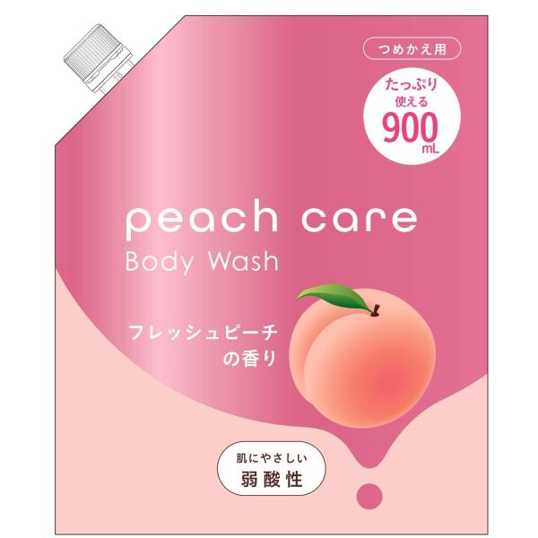 ボディソープ E. ENERGY WASH PACK 100g ピーチケア ボディウォッシュ フレッシュピーチの香り つめかえ用