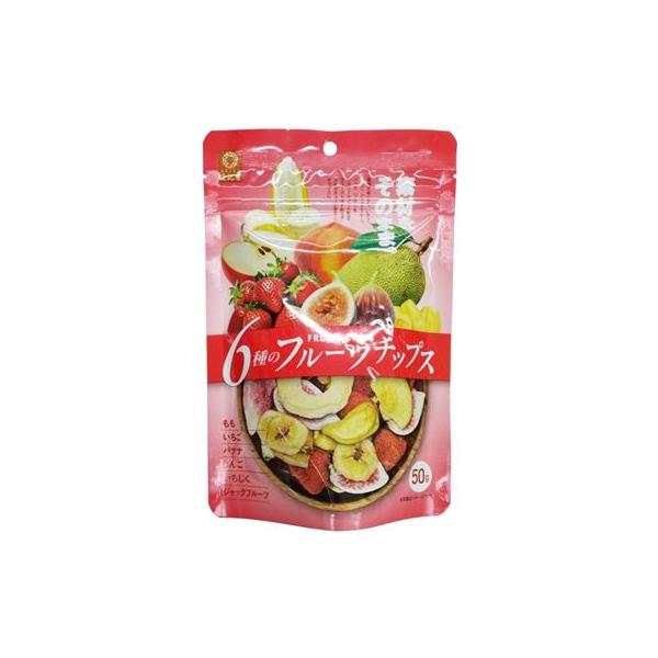 ●【在庫限り】6種の フルーツ チップス 50g×15個セット(賞味期限2027/1/24）