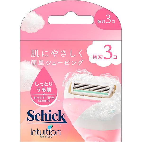 シック イントゥイション しっとり肌 替刃 3個入/女性 カミソリ : V