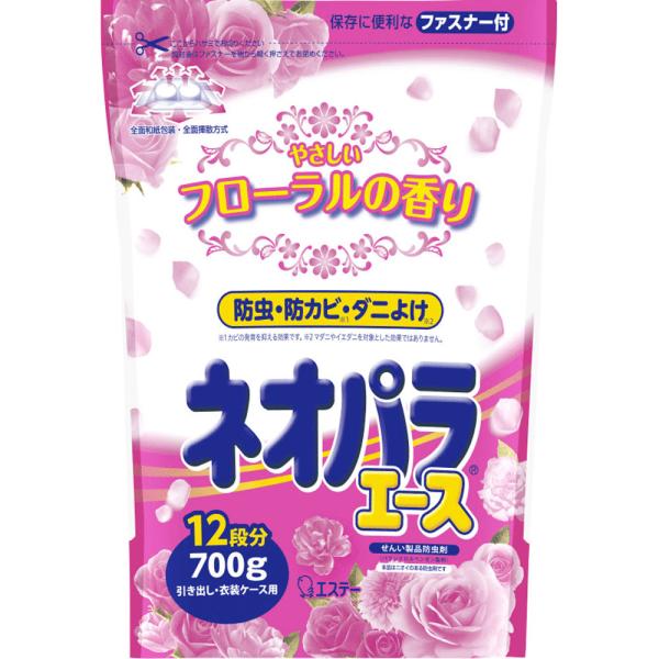 ネオパラエース 引き出しフローラル700g/防虫剤 防カビ : V