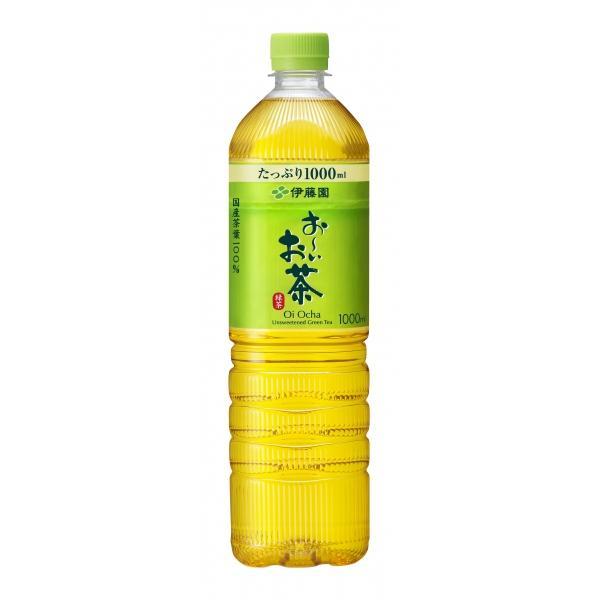 伊藤園 おーいお茶 緑茶１Ｌスリム(1ケース12本)/ペットボトル 飲料