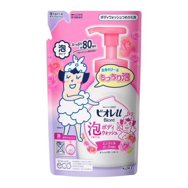 ビオレu 花王 ビオレu 泡ボディウォッシュローズ詰め替え 480ml