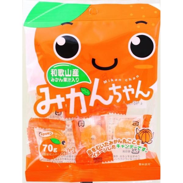川口製菓 みかんちゃん 70g×10個セット/キャンデイ 飴 : Vドラッグ