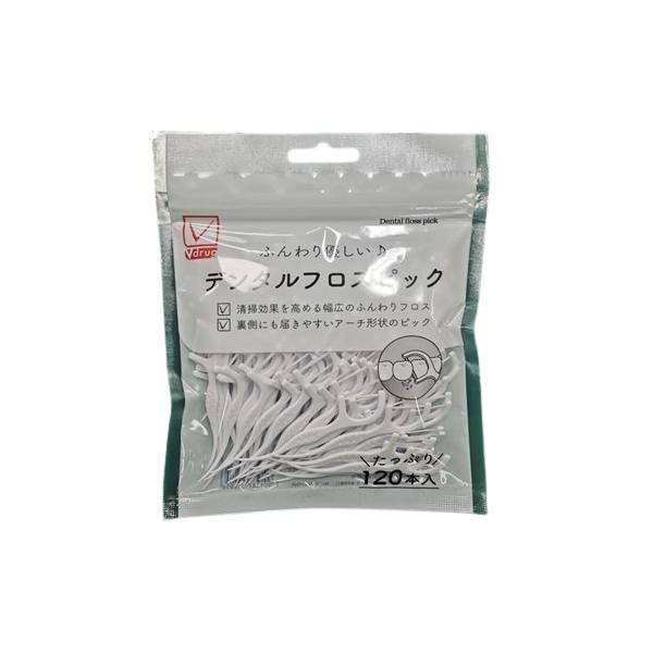 Vチェック デンタルフロスピック 120本入/歯間 オーラル : V Vチェック デンタルフロスピック 120本入/歯間 オーラル : V