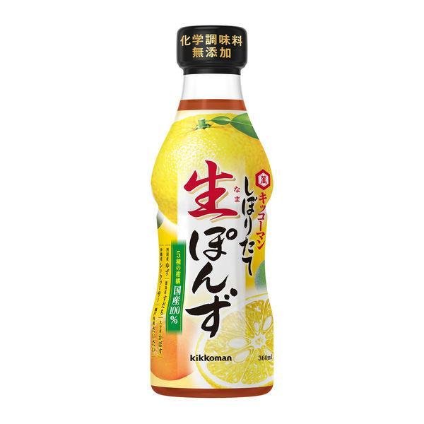 しぼりたて生ぽんず 360mL×12個セット /ぽん酢 ポン酢 : V