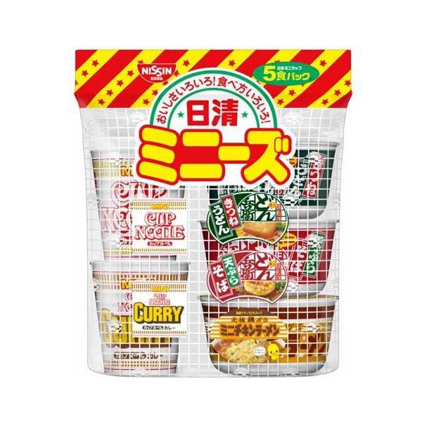 日清食品 日清ミニーズ カップ麺ミニ 5種詰合せ1個×6個セット