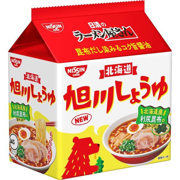 日清 ラーメン屋さん 旭川しょうゆ 5食 ×6袋
