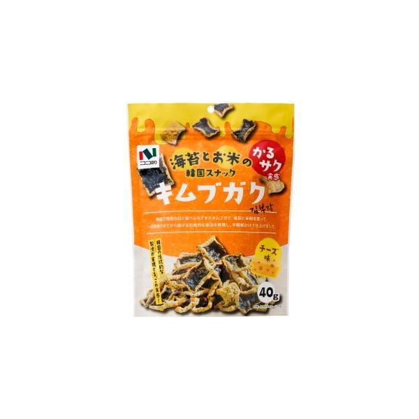 ●【在庫限り】ニコニコのり キムブガク チーズ味 40g×12個セット(賞味期限2027/2/7）