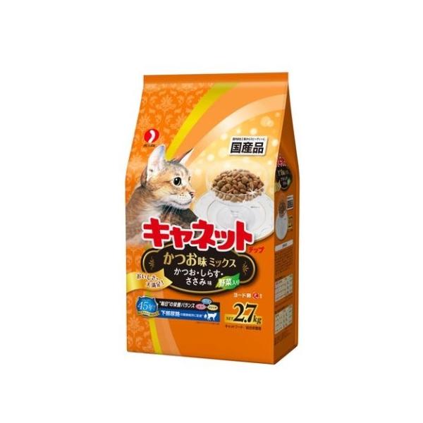 ペットライン キャネットチップ かつお味ミックス2.7kg/ キャネット