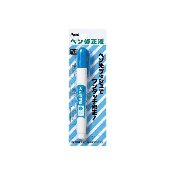 ぺんてる（Pentel） ペン修正液 油性・水性インキ両用 XEZL21−W