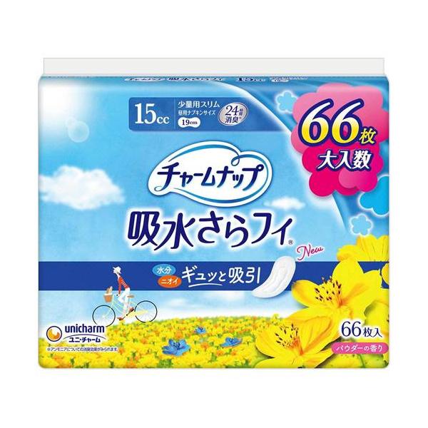 ユニ・チャーム チャームナップ 少量用 66枚/軽失禁 尿漏れ : V