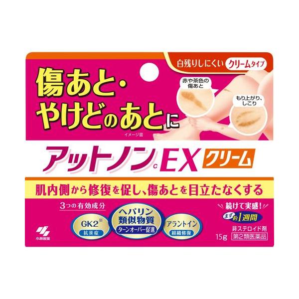 (第2類医薬品) 小林製薬 アットノンEX クリーム 15g  返品種別B