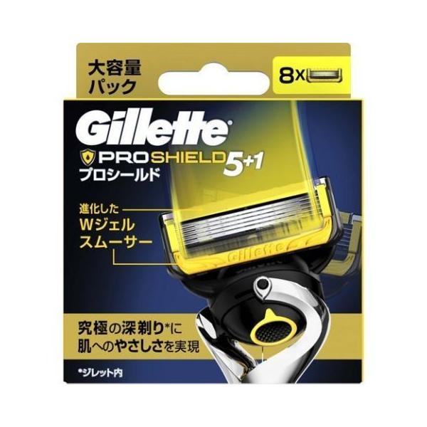 ジレット プロシールド 替刃 8個入 /ジレット カミソリ : Vドラッグ