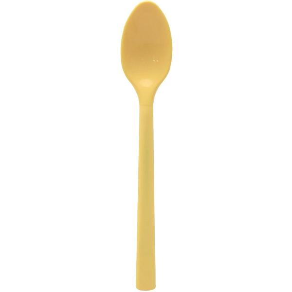 送料無料　岡部洋食器 フレックスシリコン スプーン 大 イエロー FX-02