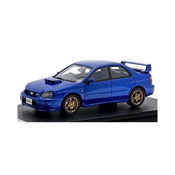Hi-Story SUBARU インプレッサ　gdb 涙目　2002年　1/43 SUBARU（スバル） インプレッサ WRX STi 2002 WRブルーマイカ （1/43