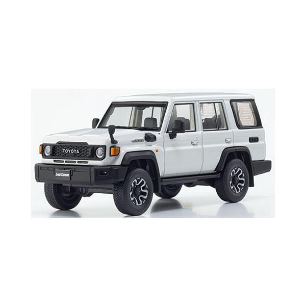 ランドクルーザー70 ホワイト 1/43スケール トヨタ（TOYOTA） ランドクルーザー 70 スーパーホワイトII （1/43 京
