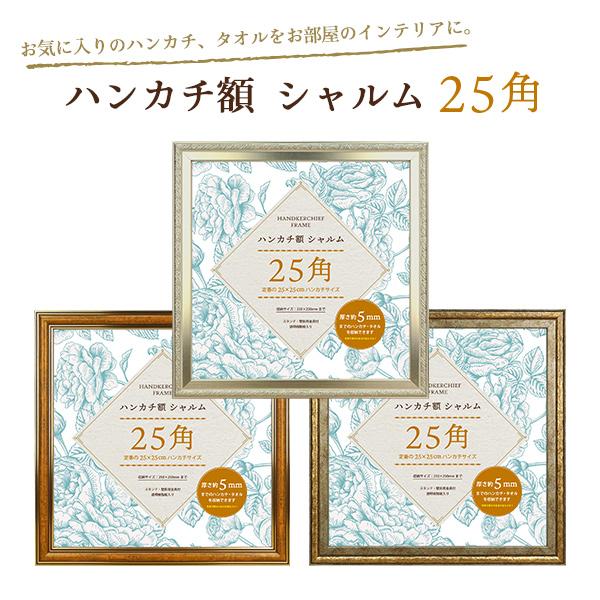 万丈（VANJOH） ハンカチ額 シャルム 25角 250x250mm 全3色 HANSHF-25