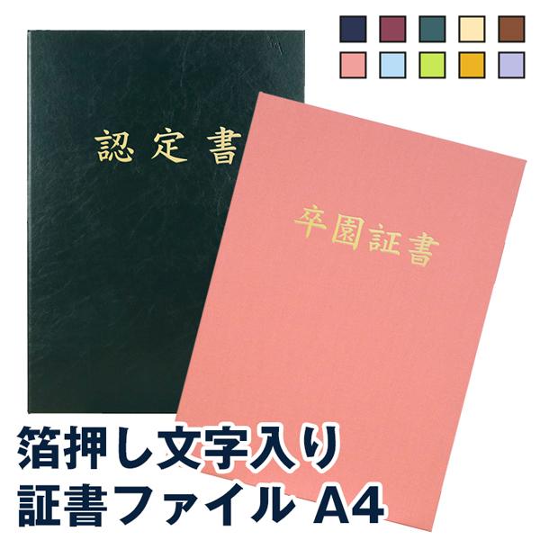 【証拠写真あり】ヒルデ直筆サイン入り6インチ写真 評価カード付き 一瞬認証書付き 証書ファイル A4 レザー調 銀灰黒 卒園 卒業 授与 賞状ファイル