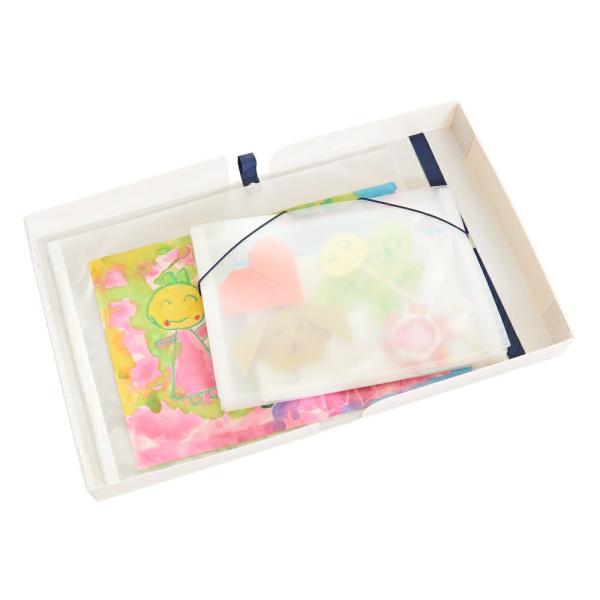 サクラクレパス 作品思い出ボックス 小 画用紙 賞状 作品 収納 整理 受