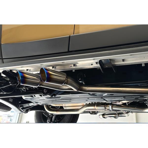 V-VISION ランクル250 (3BA-TRJ250W)ガソリン車 左右2本出し サイド