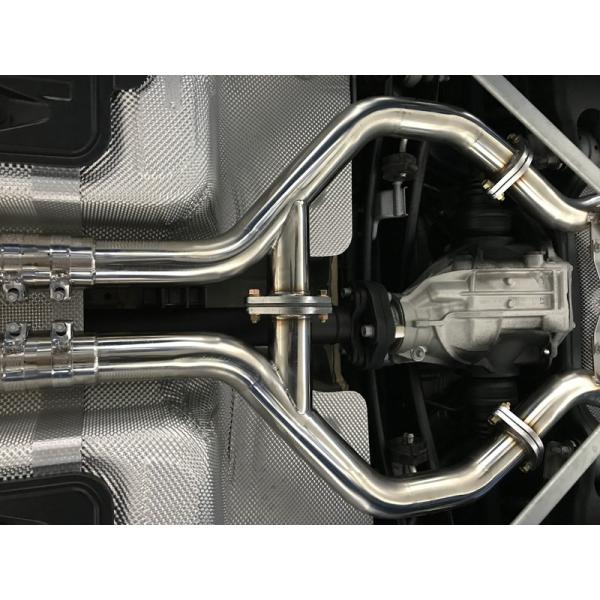 メルセデス・ベンツ SL350 R231 ワンオフストレートセンターマフラー GEWANDT メルセデス・ベンツR231 SL350 マフラーカッター リアル