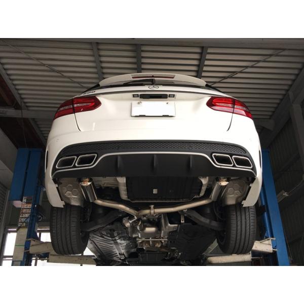 つかさ売り切り！！【美品】ベンツw205 Cクラス　★ストレートマフラー★ v-vision_nm-w205-t2-gew1