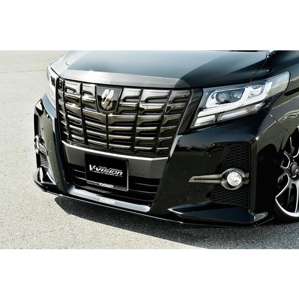 V-VISION アルファード30系 フロントリップスポイラー : V-VISION