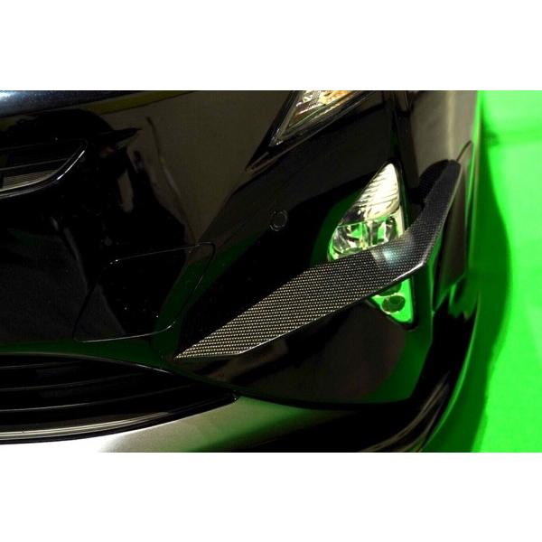 V-VISION プリウスZVW50 フロントカナード カーボン(左右セット)