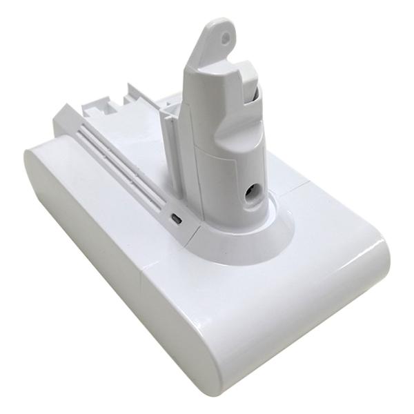 Dyson ダイソン 掃除機 最新互換バッテリー V6用 ホワイト 大