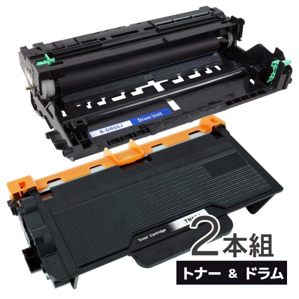 ブラザー工業 ブラザー DR-60J + TN-63J 各1本セット brother 互換