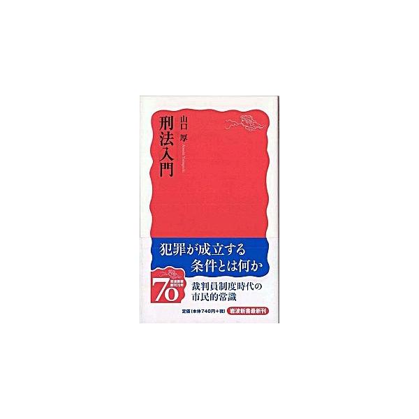 刑法入門/岩波書店/山口厚（新書） 中古